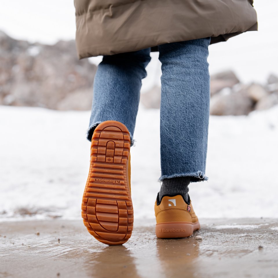 Barefoot Sneakers Barebarics Zing Frost - Light Caramel