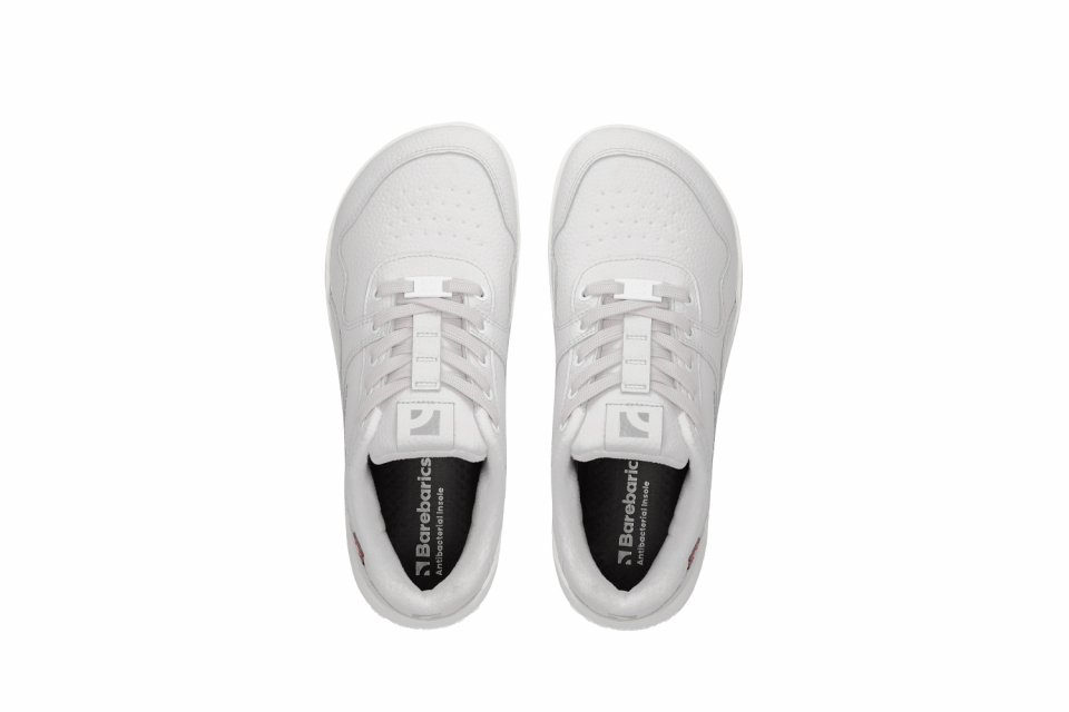 Barefoot Sneakers Barebarics Zing Frost - Light Grey & White