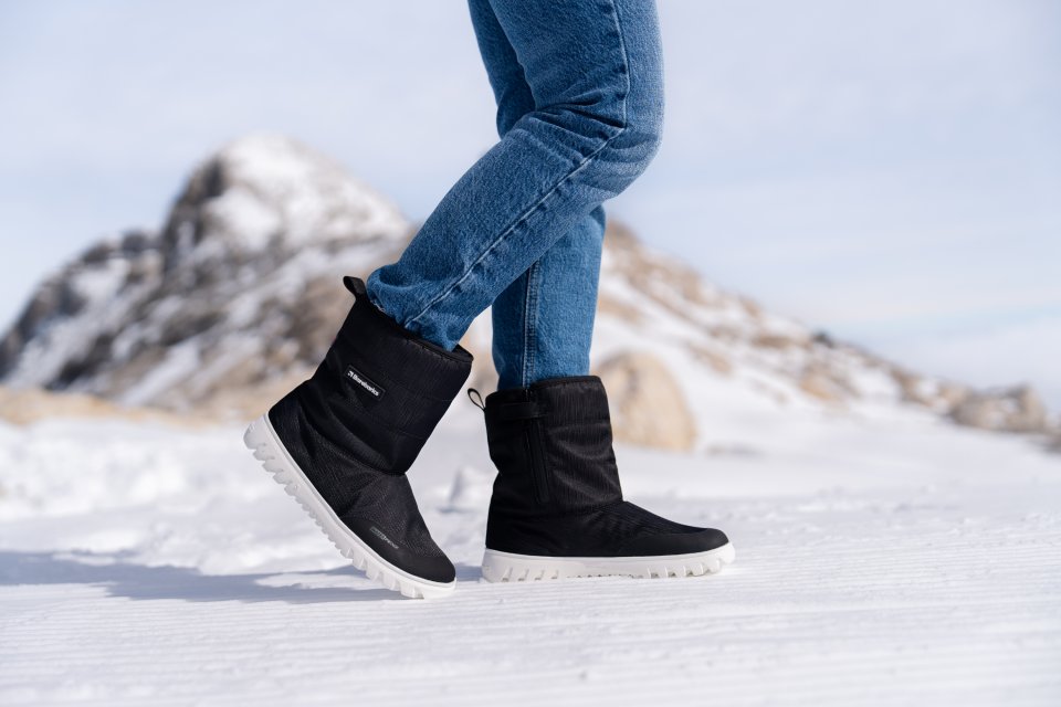 Winter Barfußschuhe Barebarics PolarStride - Black