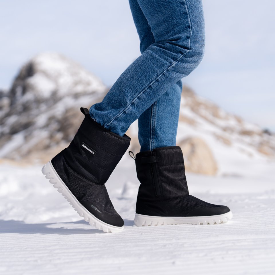 Winter Barfußschuhe Barebarics PolarStride - Black