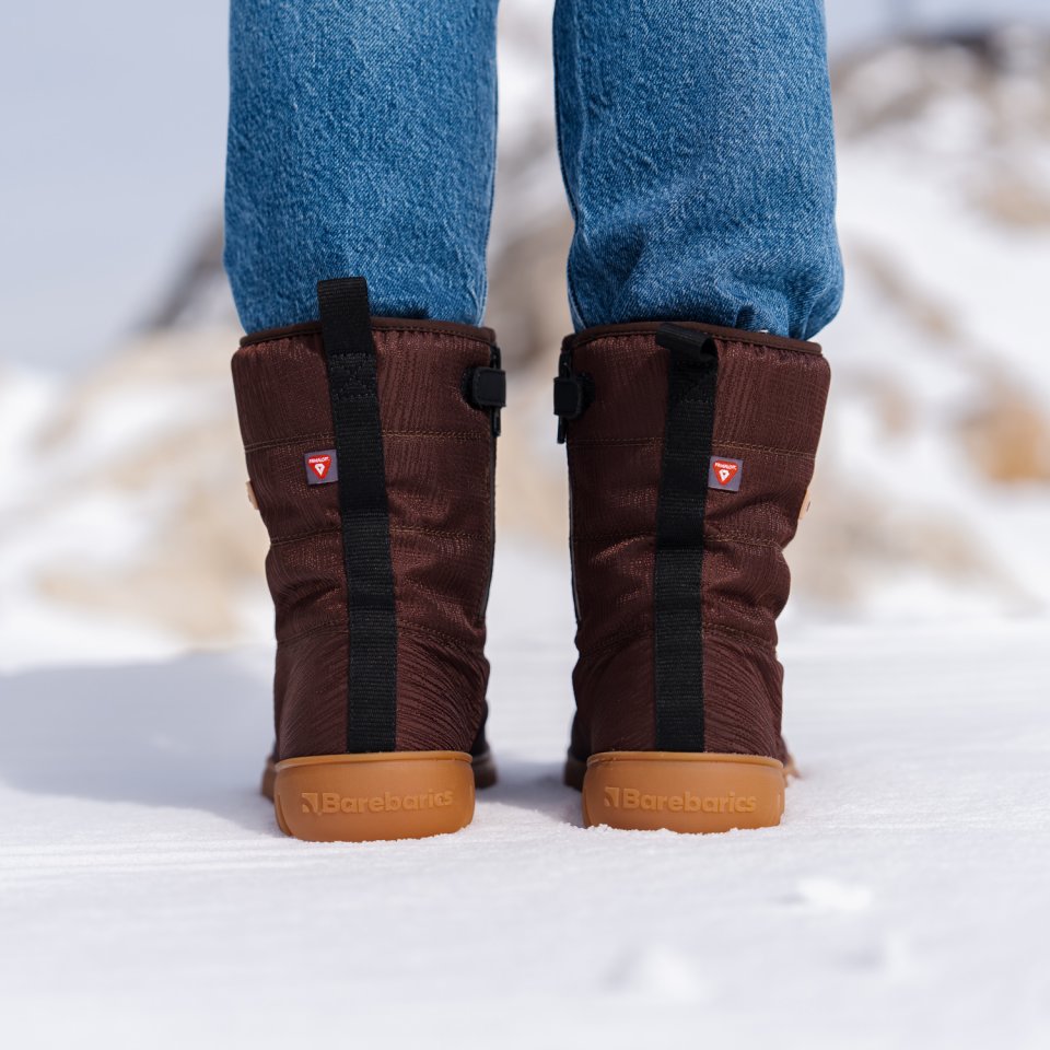 Zimní barefoot boty Barebarics PolarStride - Copper Brown