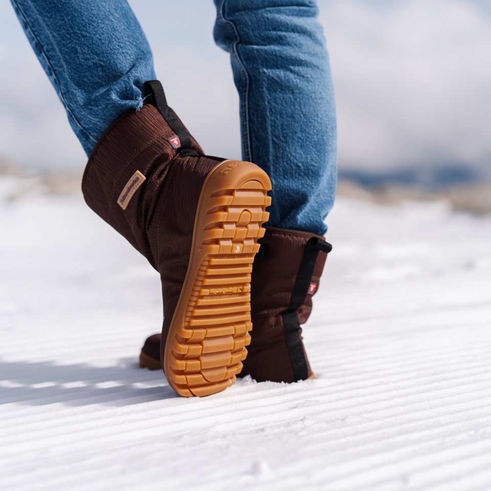 Barefoot chaussures d'hiver Barebarics PolarStride - Copper Brown