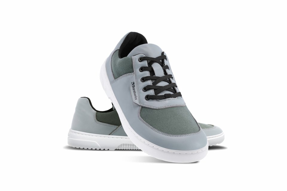 Barefoot Sneakers Barebarics Bravo - Grey & White