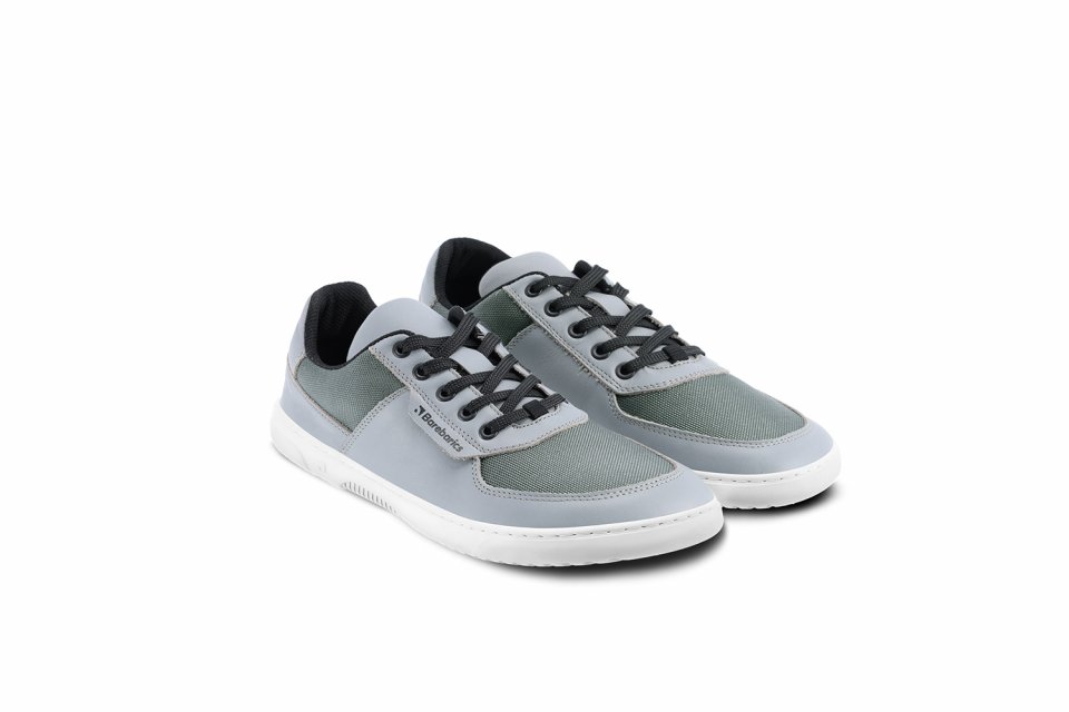 Barefoot Sneakers Barebarics Bravo - Grey & White