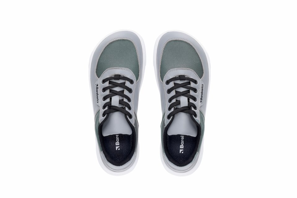 Barefoot Sneakers Barebarics Bravo - Grey & White