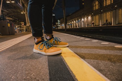 Barefoot Sneakers Barebarics Bronx Mustard Be Lenka