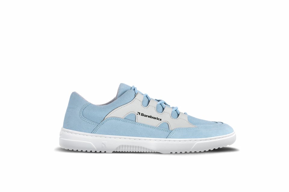 Barefoot tenisky Barebarics Evo - Light Blue & White