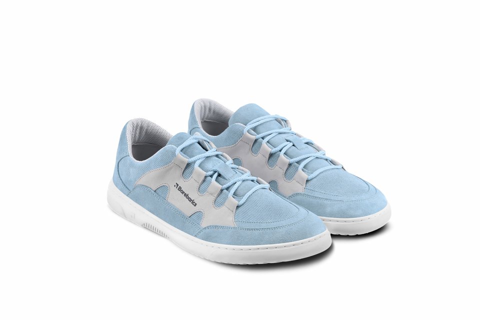 Barefoot tenisky Barebarics Evo - Light Blue & White