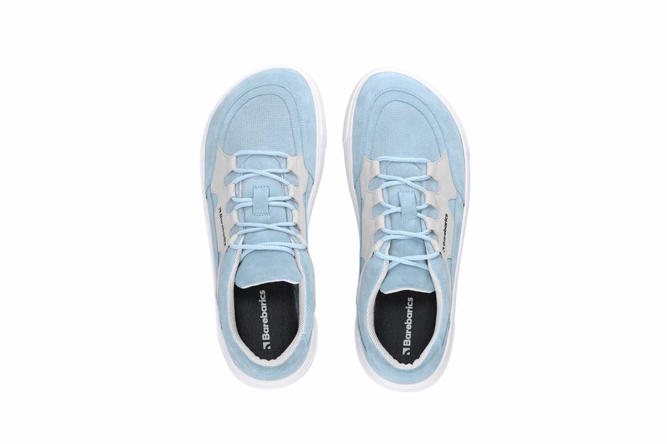 Barefoot tenisky Barebarics Evo - Light Blue & White