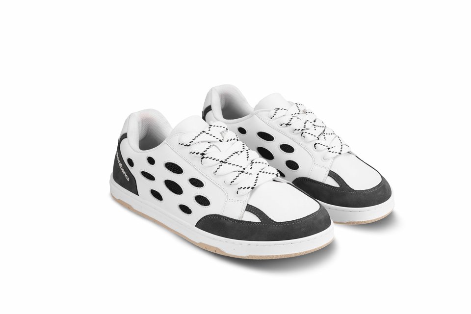 Barefoot Sneakers Barebarics Fusion - White & Charcoal