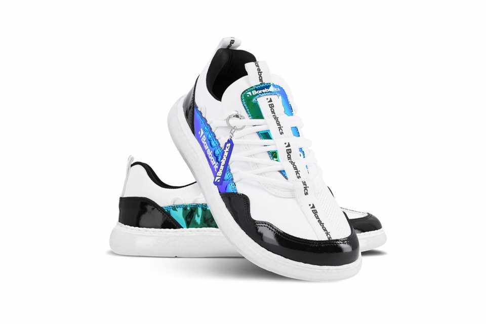 Barefoot tenisky Barebarics Futura - Iridescent White