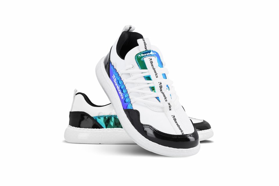 Barefoot tenisky Barebarics Futura - Iridescent White