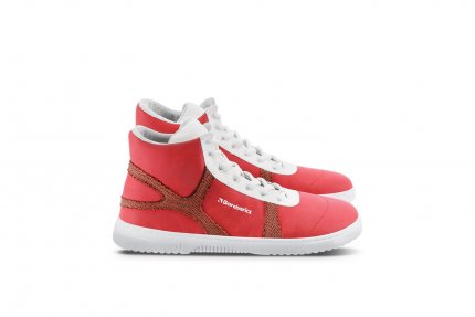 Sneakers Barefoot Barebarics - Hifly - Red & White