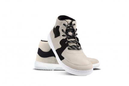 Barefoot Sneakers Barebarics Lynx - Beige & White