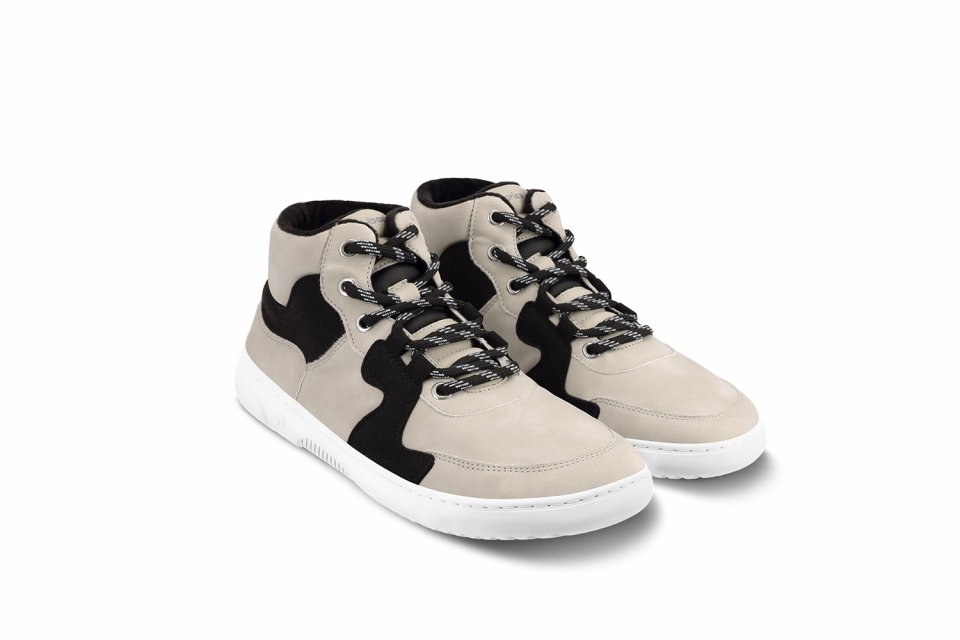 Barefoot Sneakers Barebarics Lynx - Beige & White