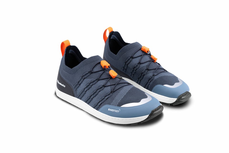 Barefoot tenisky Barebarics Voyager - Dark Blue & White