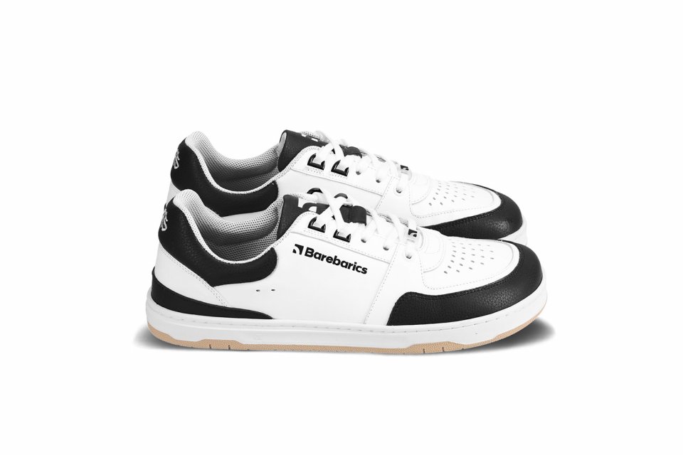 Barefoot tenisky Barebarics Wave - White & Black