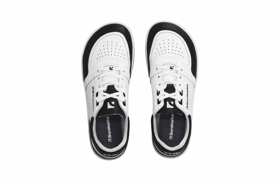 Barefoot tenisky Barebarics Wave - White & Black