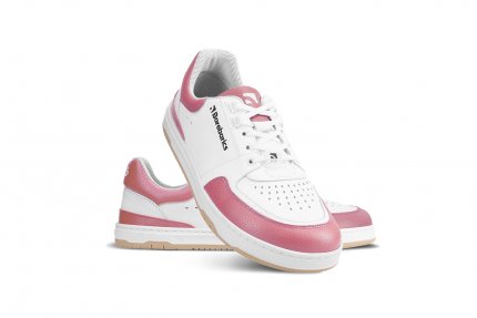 Barefoot tornacipő Barebarics Wave - White & BubbleGum Pink