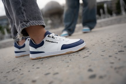 Barefoot tornacipő Barebarics Wave - White & Dark Blue