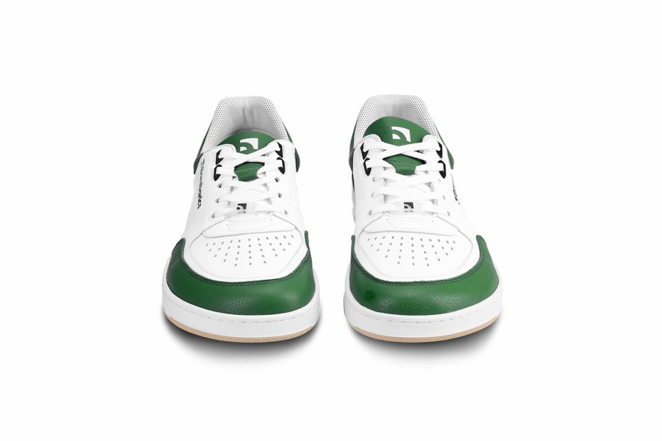 Barefoot tenisky Barebarics Wave - White & Dark Green