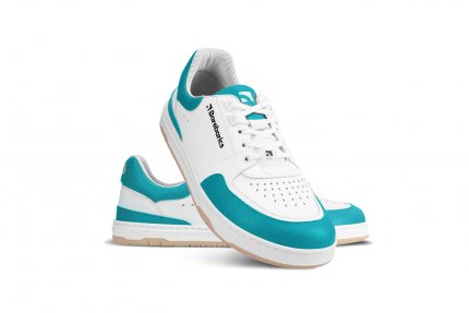 Barefoot tornacipő Barebarics Wave - White & Dark Turquoise