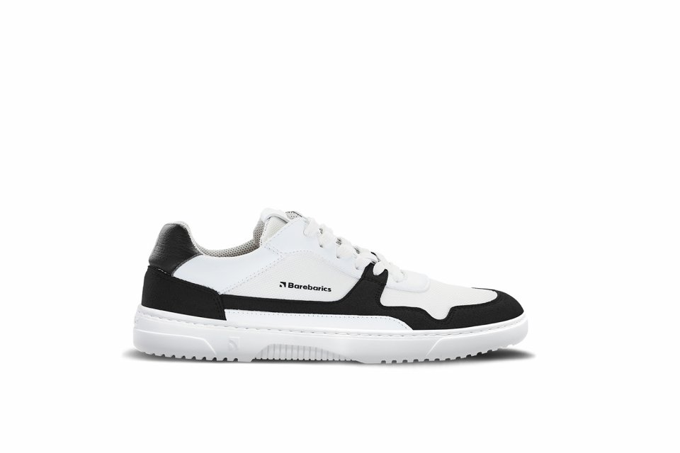 Barefoot Sneakers Barebarics - Zing - White & Black