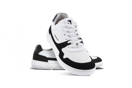 Sneakers Barefoot Barebarics - Zing - White & Black