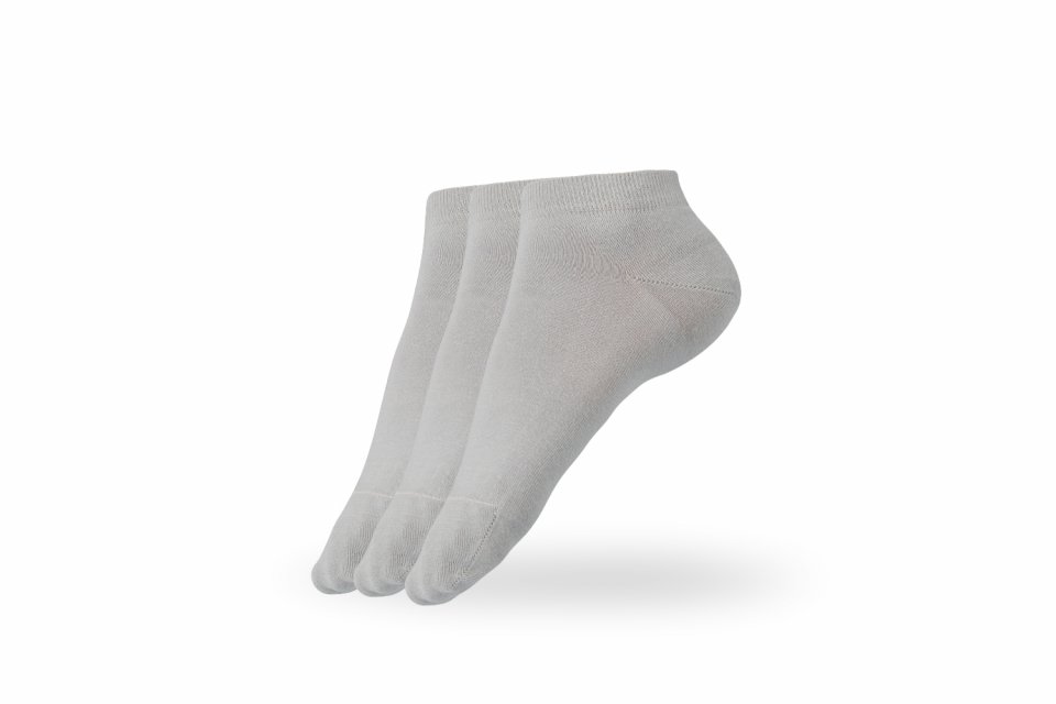 Barefoot Socks - Low-cut - Essentials - Grey - 3 pack