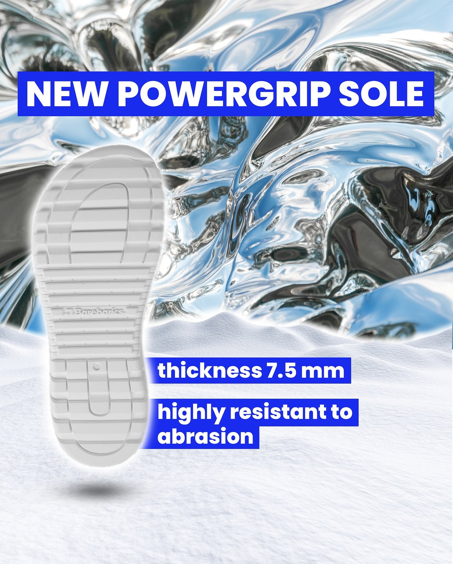 The all-new PowerGrip sole fea