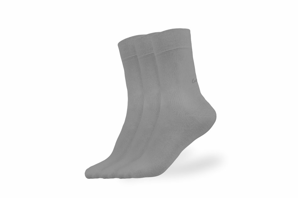 Barefoot calzini - Crew - Essentials - Grey - 3 pack