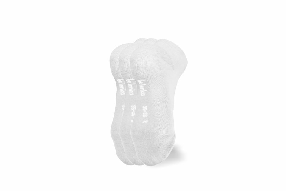 Barefoot Socks - Low-cut - Essentials - White - 3 pack