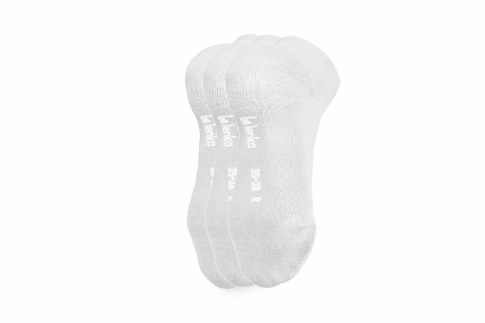 Barefoot Socks - Low-cut - Essentials - White - 3 pack