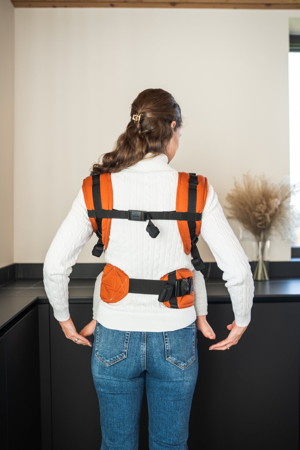 Baby carrier - Be Lenka Mini - Unicolor - Soft Rust