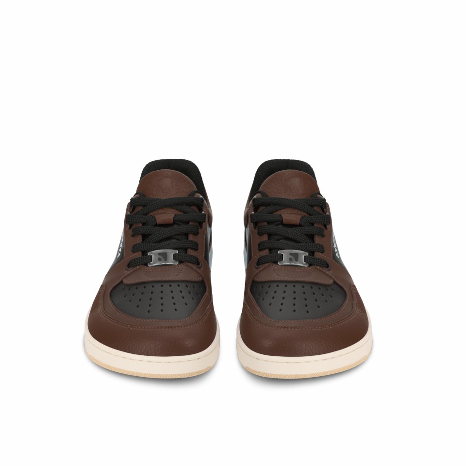 Barefoot tenisky Barebarics Wave - Black & Dark Brown