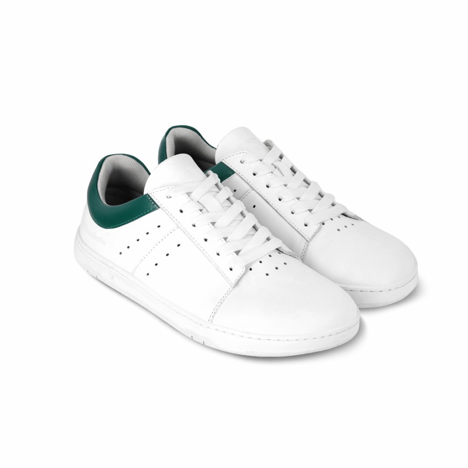 Barfußschuhe Barebarics Enigma - White & Dark Green