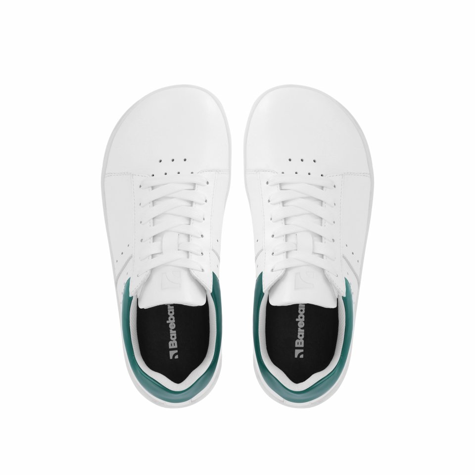 Barfußschuhe Barebarics Enigma - White & Dark Green