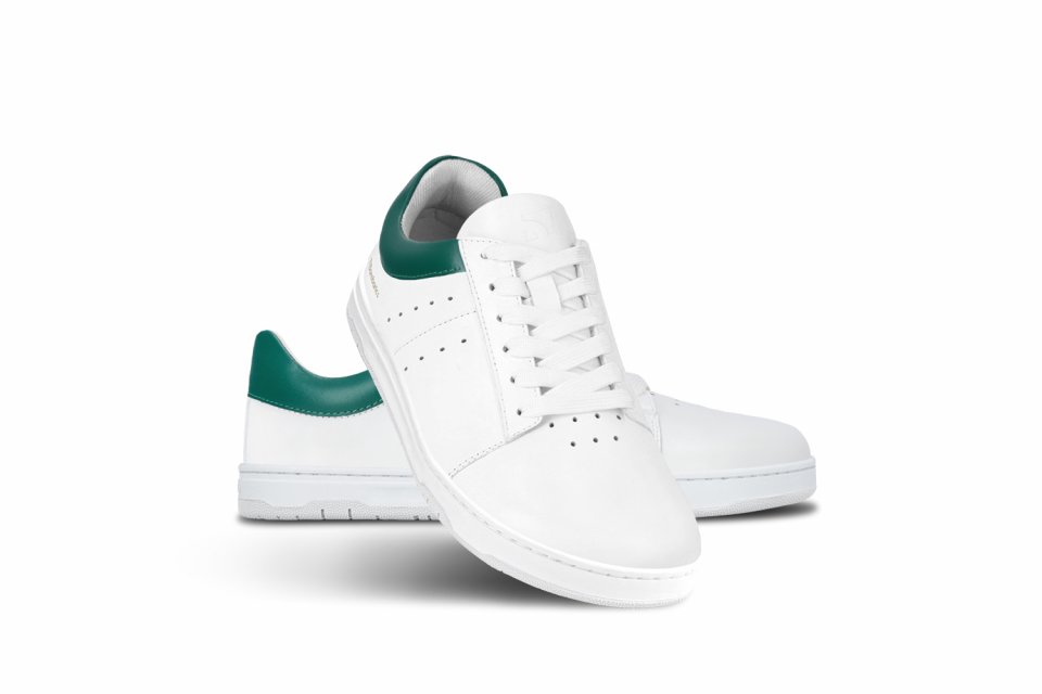 Barefoot Sneakers Barebarics Enigma - White & Dark Green