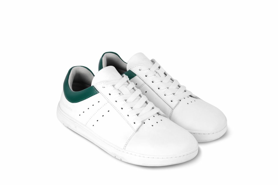 Barefoot Sneakers Barebarics Enigma - White & Dark Green