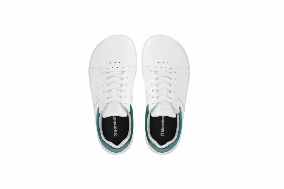 Barefoot Sneakers Barebarics Enigma - White & Dark Green