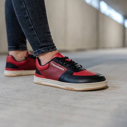 Barefoot Sneakers Barebarics Wave - Black & Red