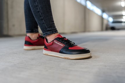 Barefoot Sneakers Barebarics Wave - Black & Red