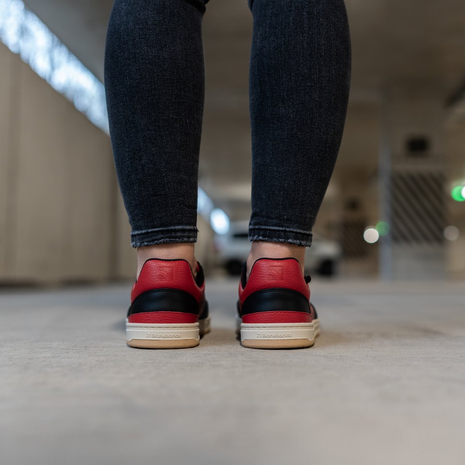 Barefoot Sneakers Barebarics Wave - Black & Red