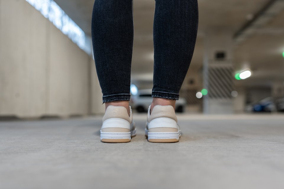 Barefoot Sneakers Barebarics Wave - White & Beige