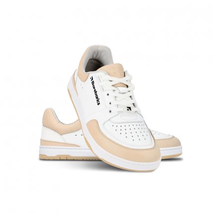 Barefoot tenisky Barebarics Wave - White & Beige