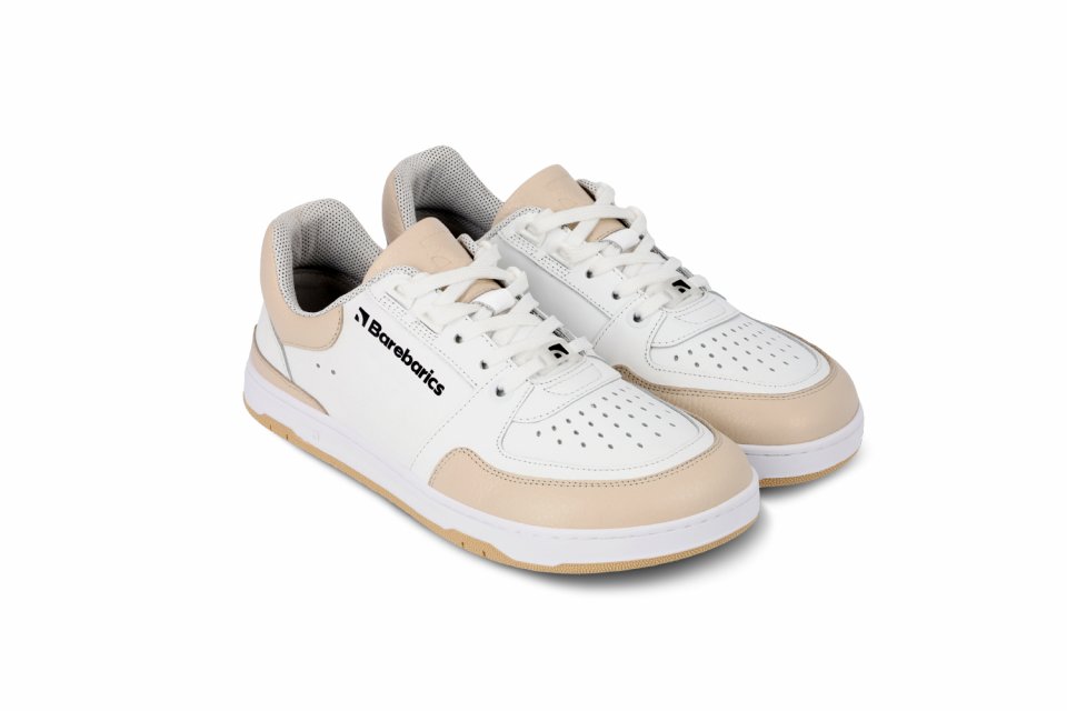 Barefoot Sneakers Barebarics Wave - White & Beige