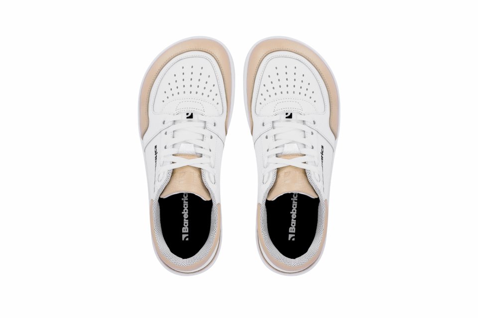 Barefoot Sneakers Barebarics Wave - White & Beige