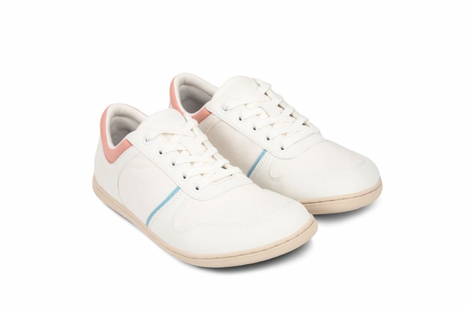 Barfuß Sneakers Be Lenka Echo - White & Cotton Candy Vegan