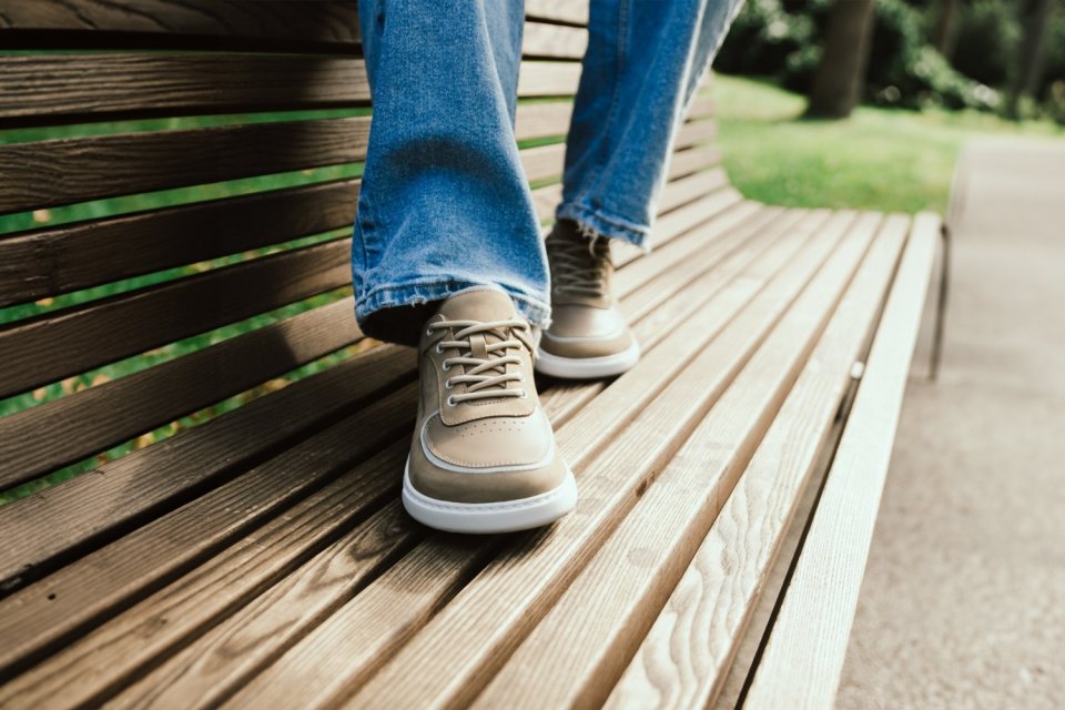 Barefoot Sneakers Barebarics Blend - Cappuccino Brown