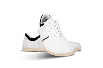 Barefoot Sneakers - Be Lenka Echo - White & Black Vegan